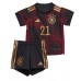 Cheap Germany Ilkay Gundogan #21 Away Football Kit Children World Cup 2022 Short Sleeve (+ pants)